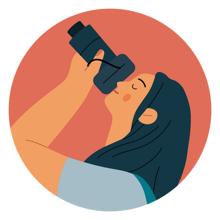 Female Photographer  Illustration