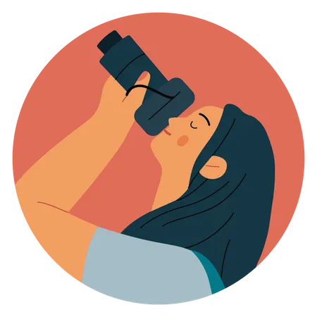 Female Photographer  Illustration