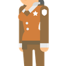 illustration for female police officer