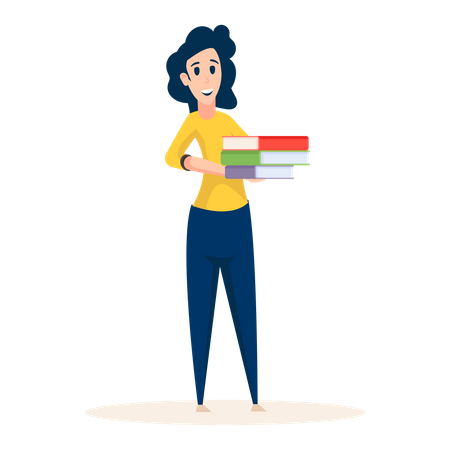 Female professor  Illustration
