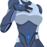 illustration female robot