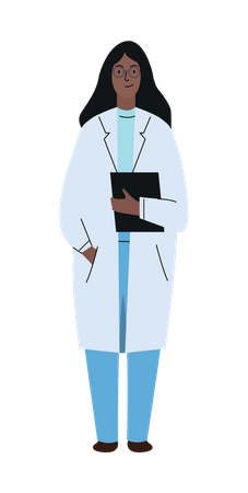 Female Surgeon  Illustration