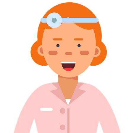 Female Surgeon  Illustration