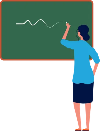 Female Teacher  Illustration