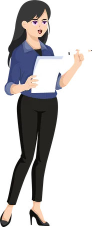 Female Teacher  Illustration