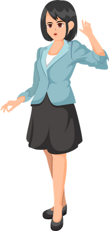 Female Teacher  Illustration