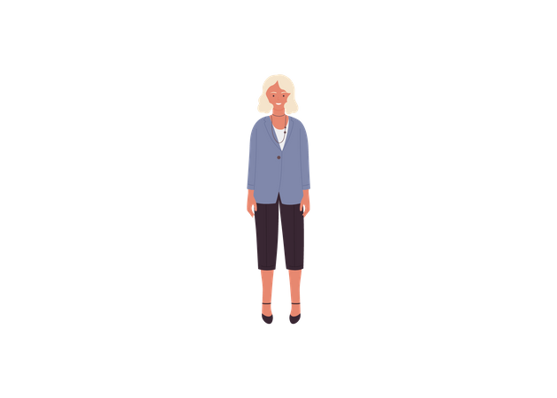 Female Teacher  Illustration