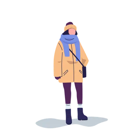 Female Wear Fashion Winter Clothes  Illustration