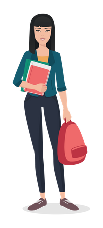 Female Worker  Illustration