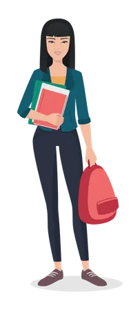 Female Worker  Illustration