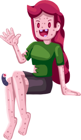 Female Zombie Illustration