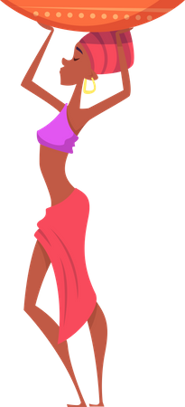 Femme africaine  Illustration