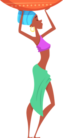 Femme africaine  Illustration