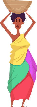 Femme africaine  Illustration