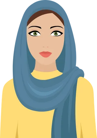 Femme arabe  Illustration