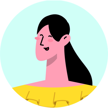 Avatar de femme  Illustration