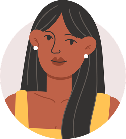 Avatar de femme  Illustration