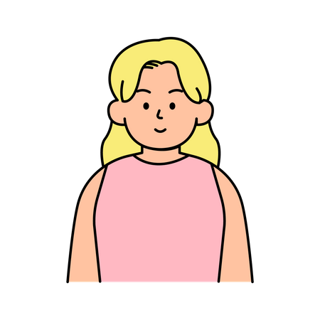 Avatar de femme  Illustration