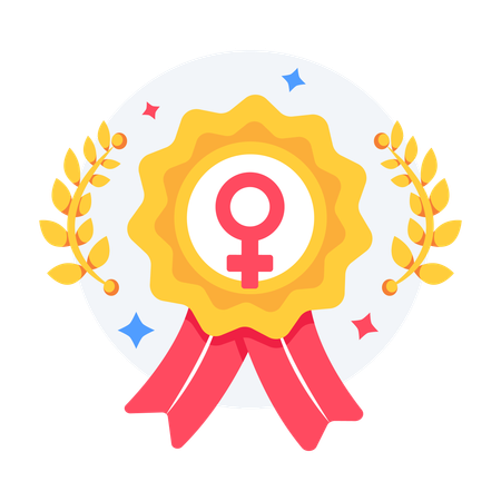 Insigne de femme  Illustration