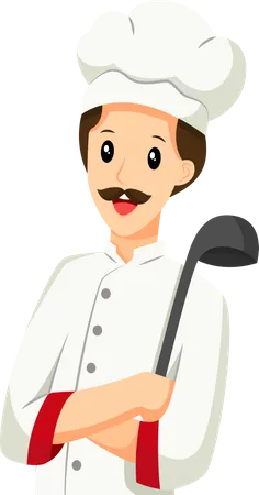 Femme chef  Illustration