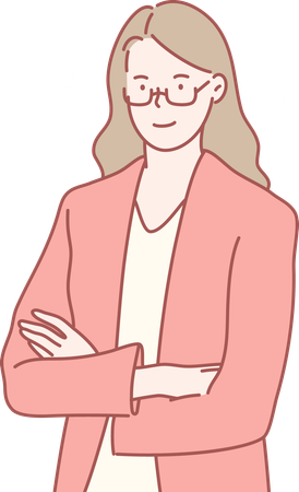 Femme d'affaires  Illustration