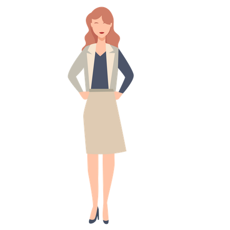 Femme d'affaires  Illustration