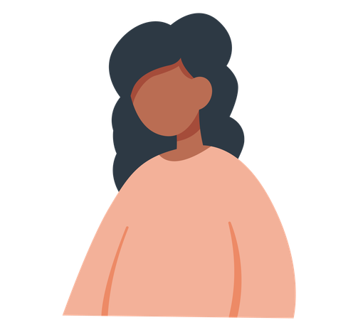 Femme d'affaires debout en tenue de bureau  Illustration