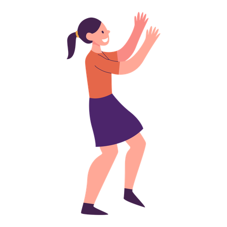 Femme qui danse  Illustration