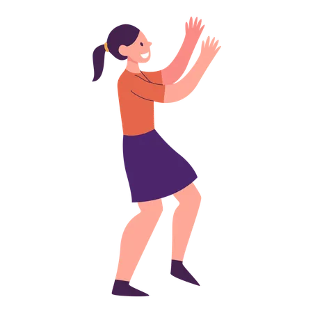 Femme qui danse  Illustration