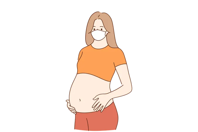 Femme enceinte  Illustration