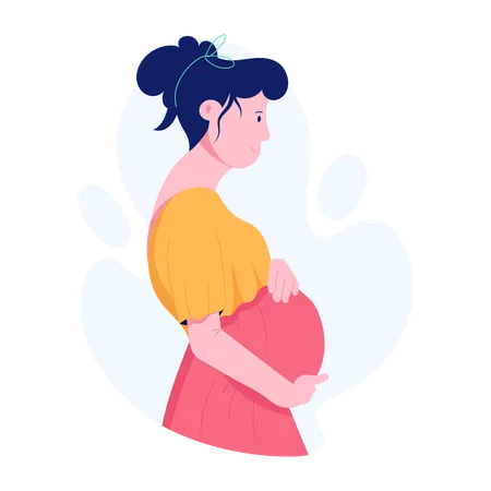 Femme enceinte  Illustration