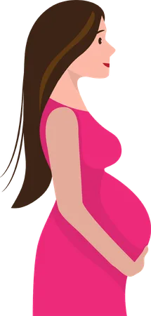 Femme enceinte  Illustration