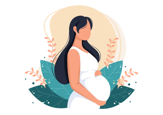 Femme enceinte  Illustration