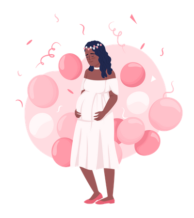 Femme enceinte  Illustration