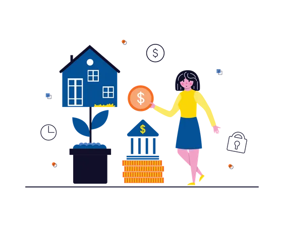 Investissement féminin dans l'immobilier  Illustration