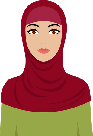 Femme islamique  Illustration