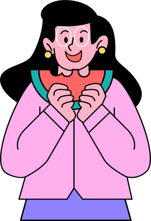 Femme mangeant de la pastèque  Illustration