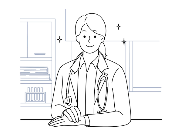 Doctoresse  Illustration