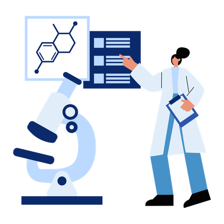 Recherches sur l'ADN par des femmes médecins  Illustration