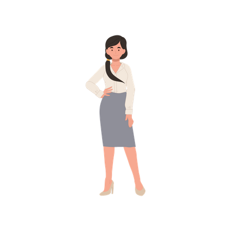 Femme professionnelle  Illustration