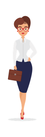 Femme professionnelle  Illustration