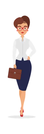 Femme professionnelle  Illustration