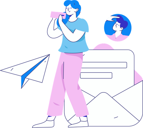 Responsable recrutement femme à la recherche d'un poste de recrutement  Illustration