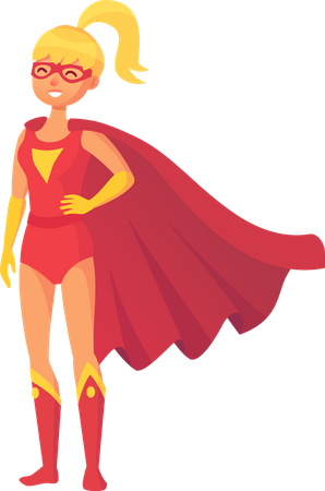 Femme super-héros  Illustration