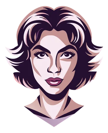 Visage de femme  Illustration