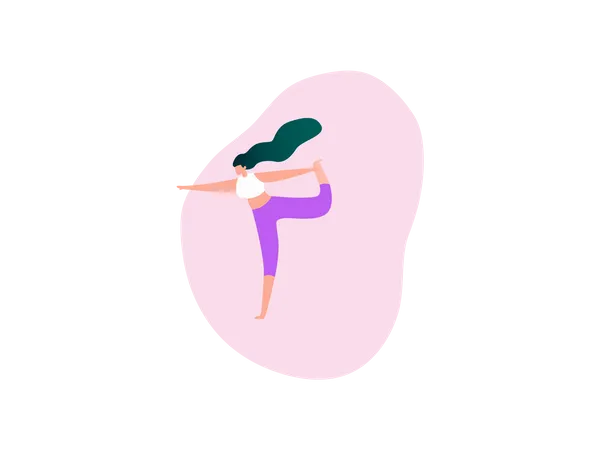 Femmes faisant de l'exercice  Illustration