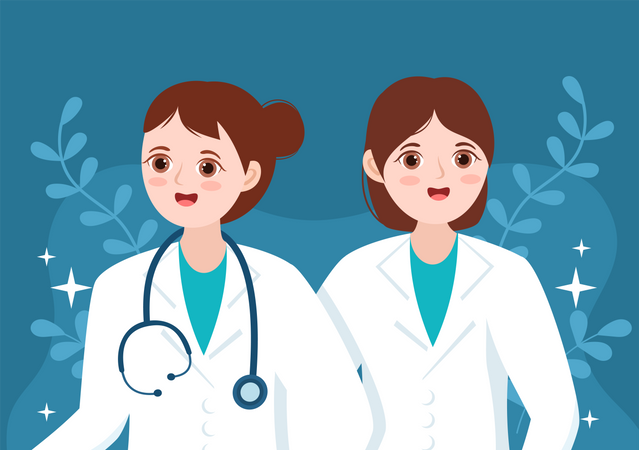 Femmes médecins  Illustration