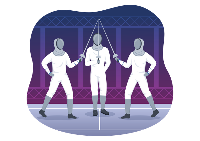 Fencing  Illustration