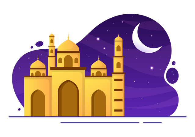 Feriado do Ramadã  Ilustração