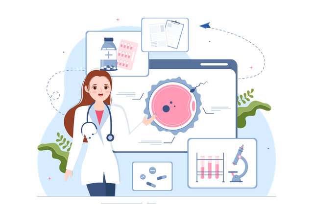 Fertility Clinic  Illustration